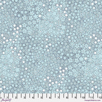 Flora Dora Seafoam Flourish And Bloom 44"/45" Cotton Fabric Per Yard