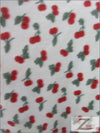 Fruit Cherry / Sweet Cherries Fleece Fabric