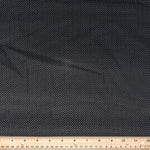 Stitch & Sparkle, 100 % algodón, 44" de ancho, se vende por yardas, estampado de lunares pequeños en color ónix