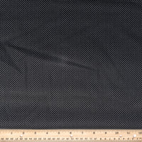 Stitch & Sparkle, 100 % algodón, 44" de ancho, se vende por yardas, estampado de lunares pequeños en color ónix