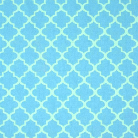 Stitch & Sparkle, 100 % algodón, 44" de ancho, se vende por yardas, azul y verde