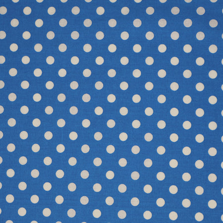 Stitch & Sparkle 100% Cotton, 44" Wide, Cut by the Yard, Big Dots Lagoon