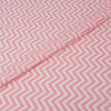 Stitch & Sparkle 100% Cotton, 44" Wide, DIY Project Quilt and Craft Fabric for Sewing, Cut by the Yard, Zigzag||color:Carnation