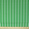 Stitch & Sparkle, 100 % algodón, 44" de ancho, tela para proyectos de bricolaje, colchas y manualidades, para coser, cortada por yardas, estampado «Alter Stripe» en verde