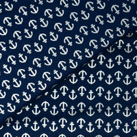 Stitch & Sparkle 100% Cotton, 44" Wide, Cut by the Yard, Anchor Ink Silver