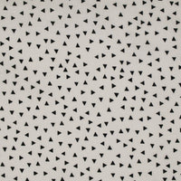 Stitch & Sparkle 100% Cotton, 44" Wide, Cut by the Yard, Random Triangle Onyx