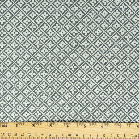 Stitch & Sparkle, 100 % algodón, 44" de ancho, se vende por yardas, color acero