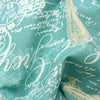 Stitch & Sparkle 100% Cotton, 44" Wide, DIY Project Quilt and Craft Fabric for Sewing, Cut by the Yard, Teatime Aqua