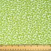 Stitch & Sparkle, 100 % algodón, 44" de ancho, tela para proyectos de bricolaje, colchas y manualidades, para coser, cortada por yardas, Mini Scroll Lime