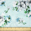 Stitch & Sparkle 100% Cotton, 44" Wide, DIY Project Quilt and Craft Fabric for Sewing, Cut by the Yard, Rose Blue, Green and Gray