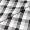 Stitch & Sparkle, 100 % algodón, 44" de ancho, tela para proyectos de bricolaje, colchas y manualidades, para coser, cortada por yardas, estampado de cuadros de 1" en color ónix