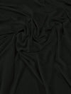 GLITTER STRETCH VELVET 360 GRAMS SPANDEX FABRIC / Black/Gold / Sold by the Yard