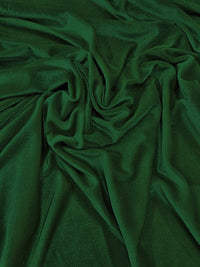 GLITTER STRETCH VELVET 360 GRAMS SPANDEX FABRIC / Hunter Green  / Sold by the Yard