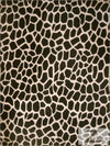 Brown Velboa Giraffe Animal Short Pile Fabric / Sold By The Yard||color:Brown Giraffe