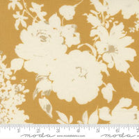 Gold Arabesque Whisper Honey Cotton 44"/45" Fabric Per Yard