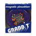 Alfiletero magnético Grabbit, color morado