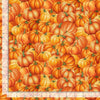 Packed Orange Pumpkins 100% Cotton Price per Yard