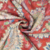 Waverly 100% Premium Printed Cotton, 54" Wide, Home Décor Upholstery Fabric, Garnet Castleford