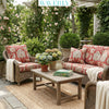 Waverly 100% Premium Printed Cotton, 54" Wide, Home Décor Upholstery Fabric, Garnet Castleford