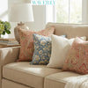 Waverly 54" Wide, 55% Linen/45% Cotton, Home Décor, Upholstery Fabric, Quiet Place Rouge