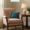 Waverly 54" Wide, 55% Linen/45% Cotton, Home Décor, Upholstery Fabric, Quiet Place Rouge