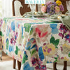 Waverly 54" 100% Cotton Duck With Linen Look, Home Décor, Upholstery Fabric, Aqua Fleur Bloom