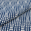 Waverly 54"/55" Wide, 70% Cotton 30% Polyester Navy Strands Home Décor Fabric