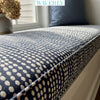 Waverly 54"/55" Wide, 70% Cotton 30% Polyester Navy Strands Home Décor Fabric