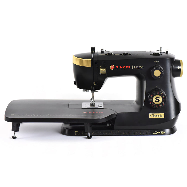 SINGER® HD500 Classic Black Sewing Machine & Extension Table Bundle