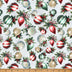 Christmas Cozy Tidings Tossed Ornaments on Blue