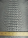 Blood Red Hydra Gator 3D Embossed Vinyl Fabric / Sold By The Yard