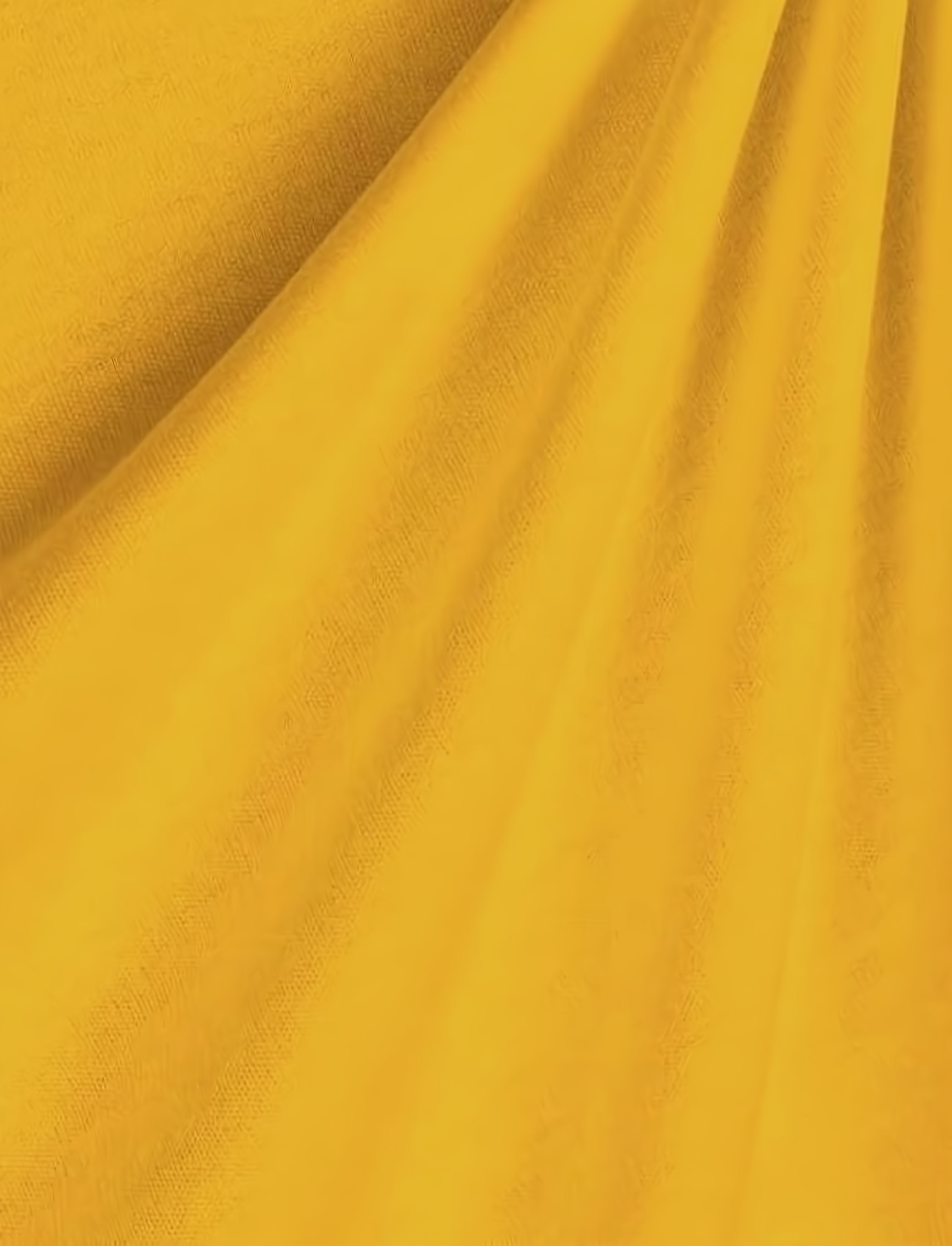 Heavy Interlock Poly Cotton Fabric / Canary Yellow / Sold By The Yard ...