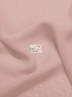 Tela lisa de gasa Hi-Multi para vestidos / Rosa empolvado / Se vende por yardas