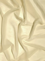 Solid Hi-Multi Chiffon Dress Fabric / Ivory / Sold By The Yard