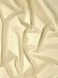 Tela lisa de gasa Hi-Multi para vestidos / Marfil / Se vende por yardas