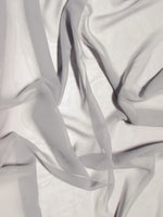 Tissu unie en mousseline Hi-Multi / Argent / Vendu au yard
