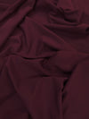 Ponte De Roma Jersey Knit Spandex Fabric / Black / Sold By The Yard