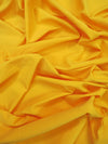 Ponte De Roma Jersey Knit Spandex Fabric / Black / Sold By The Yard