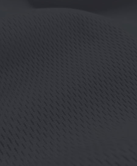 Heavy Sports Mesh Activewear Jersey Fabric / Black / Sold By The Yard