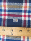 Heavy Tartan Plaid Uniform Apparel Flannel Fabric / Buffalo Red/Black / Sold By The Yard