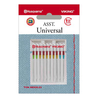 HUSQVARNA® VIKING® Universal Needles Assorted Sizes 10-Pack
