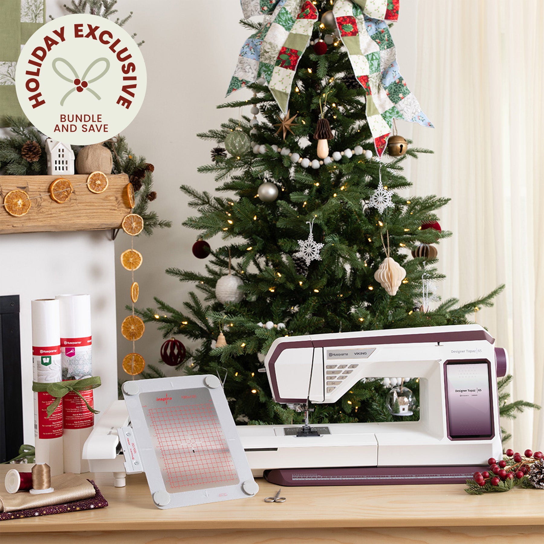 DESIGNER TOPAZ™ 65 Sewing & Embroidery Machine + Just Getting