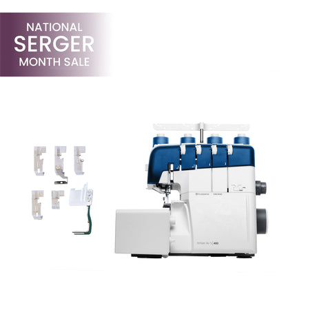 HUSQVARNA® VIKING® AMBER™ Air S | 400 Overlock Machine