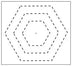 Hexagon Quilt Stencil