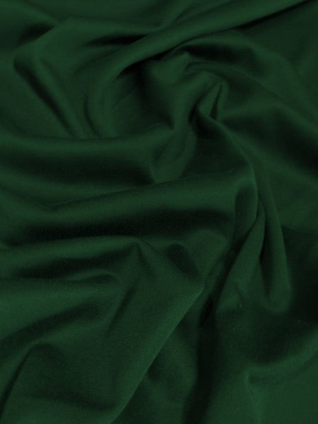 Tejido de forro polar para sudaderas y ropa / Verde cazador / Se vende por metros