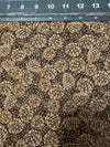 Packed Pinecones with Metallic Accents 100% Cotton Price per Yard