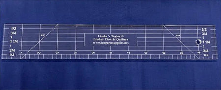 Plantilla de regla de acolchado 12" x 2