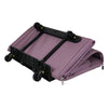 Maleta de transporte plegable con ruedas para máquina de coser «Everything Mary XXL», de 4 ruedas, acolchada en color morado