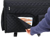 Maletín de almacenamiento plegable con ruedas para máquina de coser «Everything Mary XL», negro acolchado