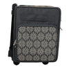 Maleta plegable con ruedas para máquina de coser Everything Mary Flat Top XL de 4 ruedas, color beige con estampado floral